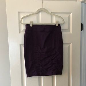 Deep purple skirt